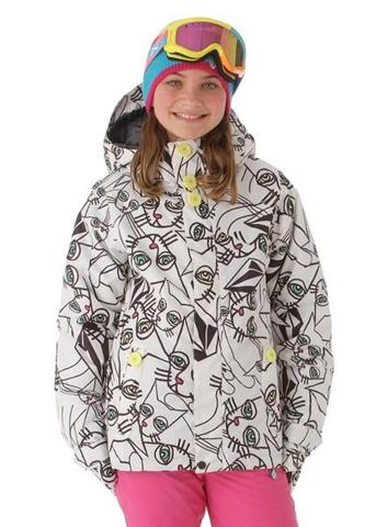 Girls Poppins Insulated Jacket (Cats Collage)