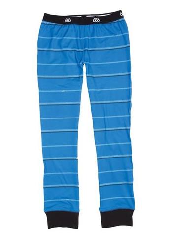 Boys Twill Stripe Base Layer Bottom (Royal Twill Stripe Print)