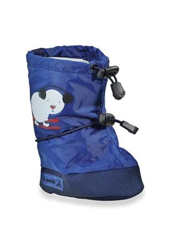 Teddy Bootie (Med Blue)