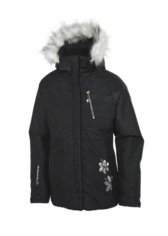 F12 Girls Jackie Technical Jacket (Black Sparkle)