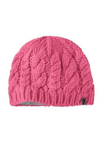 Girls Cable Fish Beanie (Cha Cha Pink)