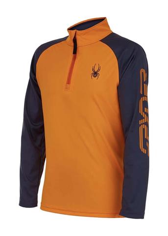 Boys Retro Zip T-Neck