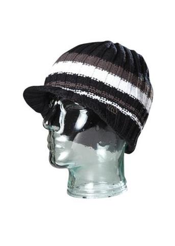 Boys Ink Visor Beanie (Black)