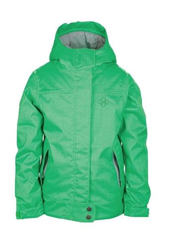 Girls Smarty Ava Insulated 3-in-1 Jacket (Slime Linen Denim)