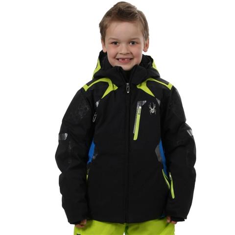 Boys Vail Jacket (White/Volcano/Black)