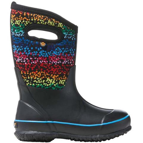 Youth Classic II Design A Boot - Rainbow Dots Boot