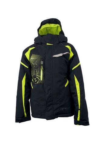 F11 Boys Leader Jacket (Black/Black/Sharp Lime)