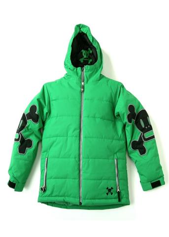 Boys Skurvy Insulated Jacket (Kelly Green) - Closeout