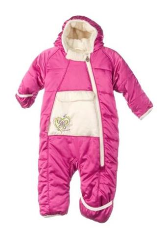 Girls Cozy Reversible Bunting (Passion Flower) - Closeout