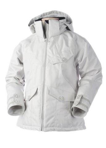 Girls Emme Jacket (Silver Foil) - Closeout