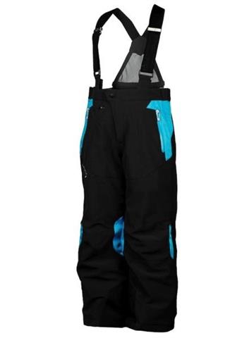 2010 Boys Bormio Pant (Black/Blue Neon) - Closeout