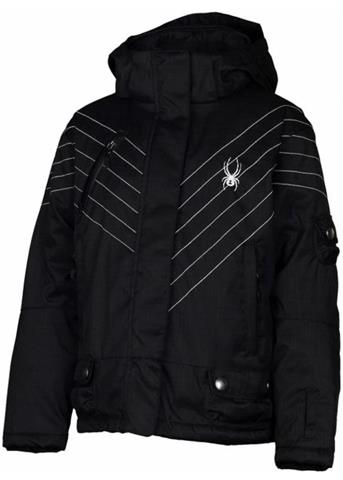 Girls Mynx Jacket (Black Tweed) - Closeout