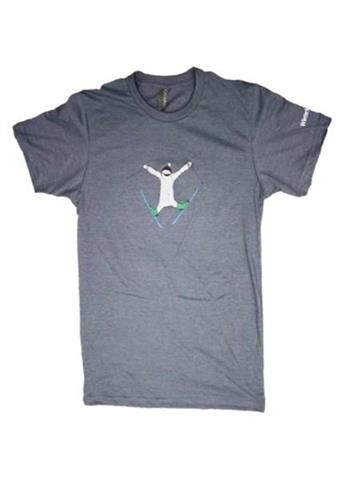 Adult Zemu Skier Tee (Heather Blue)