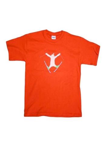 Kids Zemu Skier Tee (Red)
