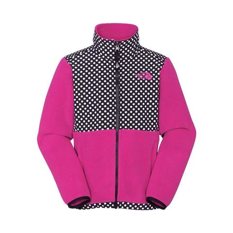 Girls Printed Denali Jacket (Fusion Pink)