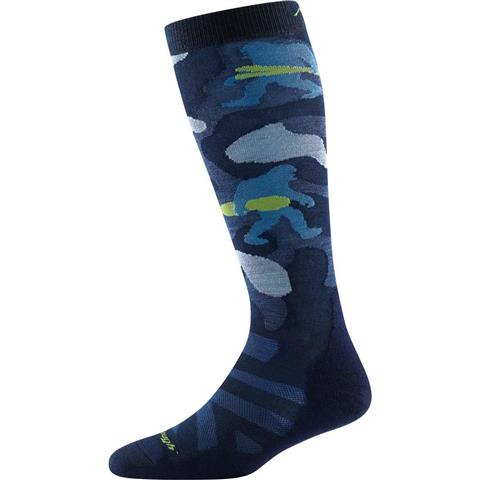 Youth Darn Tough Camo Jr. OTC Midweight with Cushion Sock