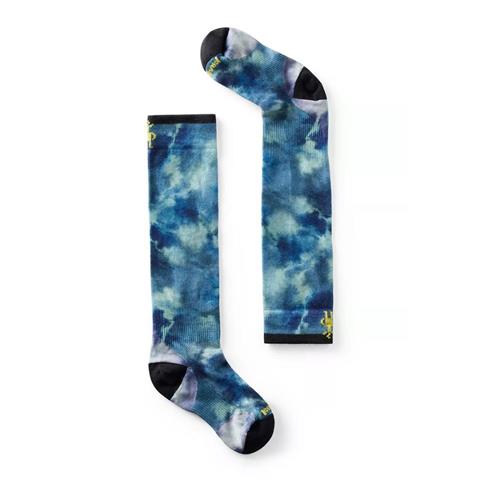 Youth Ski Zero Cushion Tie Dye Print OTC Socks