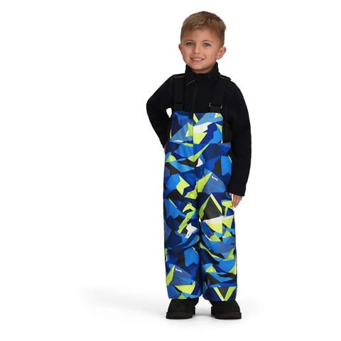 Boy's Volt Print Bib Pant