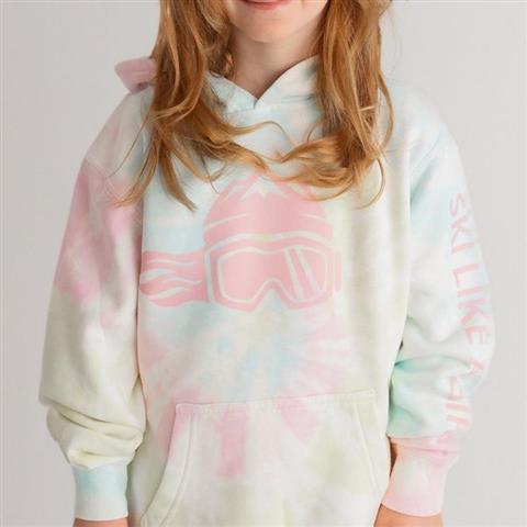Tie-Dye Pink Hoodie