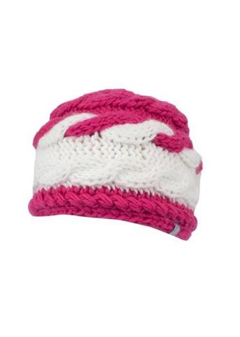 Girls Twisty Freeze Hat (Hot Pink)