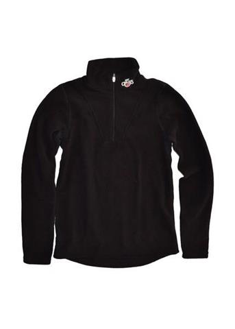 Youth Microfleece Zip-T (Black)