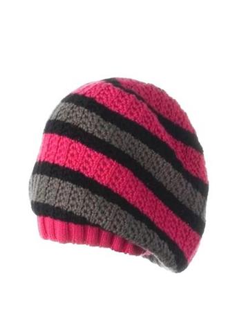 Kira Knit Hat (Pink Ruby)