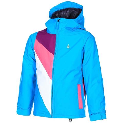 Girls Bird Insulated Jacket (Sky)