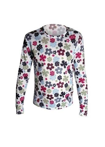 F12 Youth Pepper Skins Print Crewneck (Flower Power)