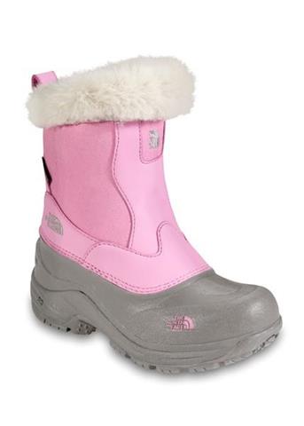 Girls Greenland Zip Boot (Begonia Pink/Q-Silver Grey)