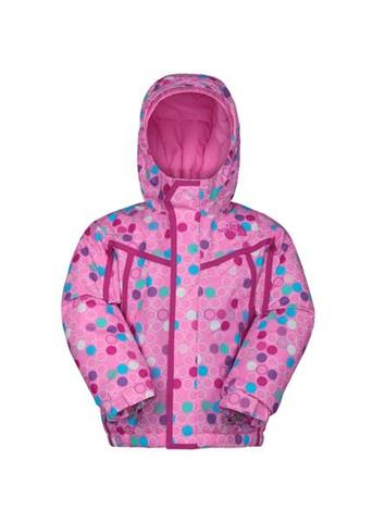 Toddler Lotta Dots Jacket (Ruffle Pink Print)