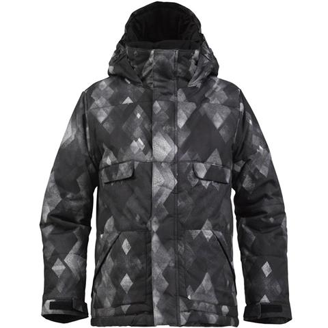 Boys TWC Warm N Friendly Jacket (True Black Diamond Watercolor)