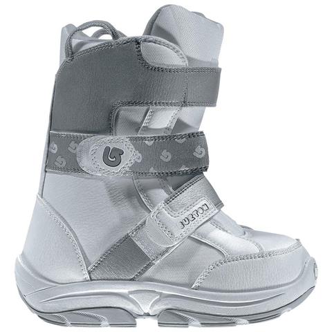 Grom Lace Boot (White / Silver) - Closeout