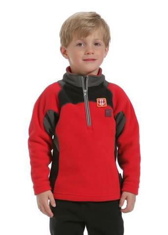 Boys Wheelie Fleece Top (True Red)