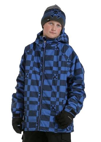Boys Imperial Insulated Jacket (Royal Skurvy Check)
