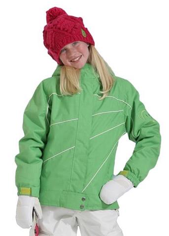 Girls Lumina Insulated Jacket (Apple Linen)
