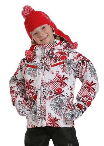 Bitsy Lola Jacket (White Multi Swirl Print)