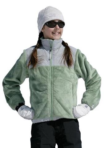 Girls Denali Thermal Jacket (Mistletoe Green) - Closeout