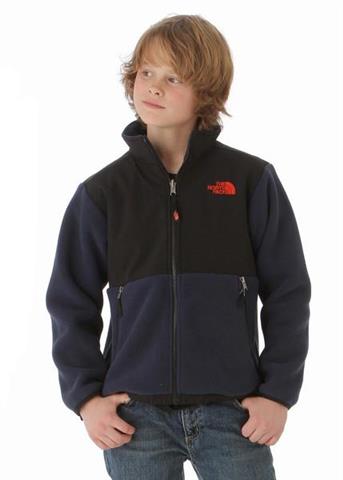 Boys Denali Jacket (Deep Water Blue/TNF Black)