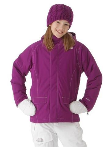 Girls Insulated Cameele Jacket (Premiere Purple)