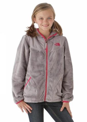 Girls Oso Hoodie (Metallic Silver/Razzle Pink)