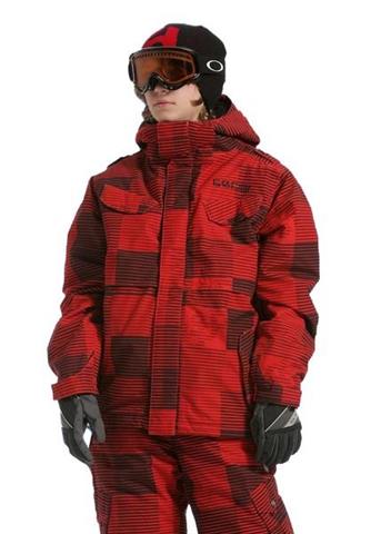 Boys Smarty Blocks Insulated 3-in-1 Jacket (Red Print) - Closeout