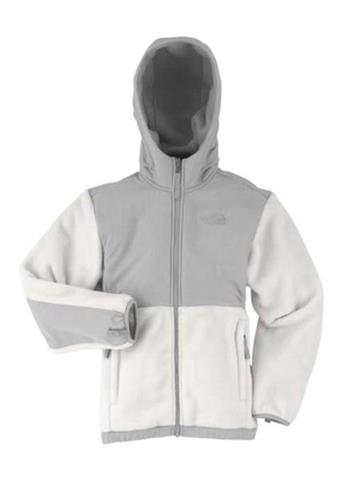 Girls Denali Hoodie (Moonlight Ivory/Tungsten Grey) - Closeout