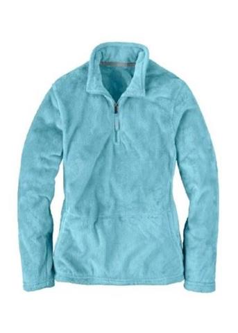 Girls Mossbud 1/4 Zip (Ibiza Blue)