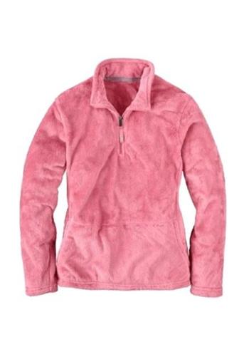 Girls Mossbud 1/4 Zip (Utterly Pink)