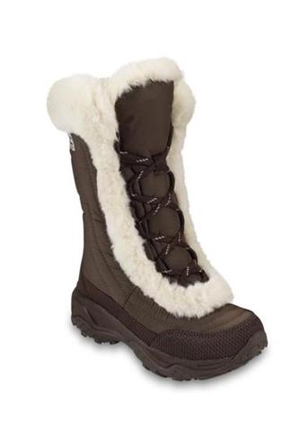 Girls Nuptse Fur II (Demitasse Brown/Moonlight Ivory)
