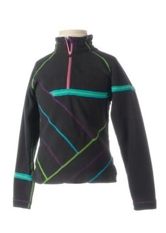 2010 Girls Aliyah Fleece Top (Black)