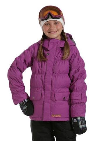 Girls Allure Puffy Jacket (Razzle Dazzle) - Closeout
