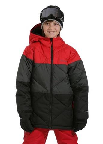 Boys Adrenaline Jacket (Intense Red/Grill/Black)