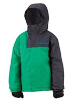Boys Shred Jacket (Black/Pine) - Studio Shot