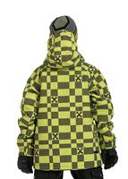 Boys Imperial Insulated Jacket (Acid Skurvy Check) - Back View
